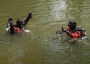 die Pre-Dive-Sequence geht man meistens an der Wasseroberfläche durch